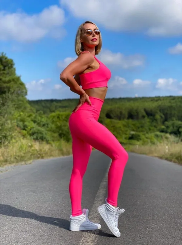 998 helanke sa visokim strukom / fluorescentno roze